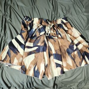 Abstract Patterned Skirt